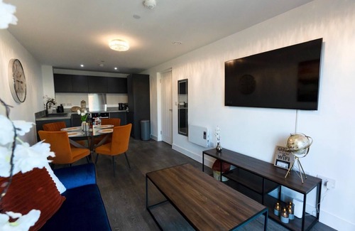 Vauxhall Apartamento | Luxe I Penthouse I Balcony I City Views I Parking I Liverpool City Center I