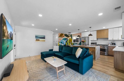 North Clairemont Casa | Luxe Modern Home w/Hot Tub, Huge Yard, & Fire Pit