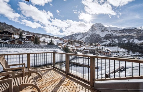 Saint-Martin-de-Belleville Chalet De Esquí | Chalet de lujo con sauna, piscina climatizada y cine privado