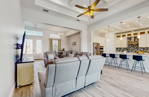 Gulf Cove Casa | Luxurious waterfront home, pool, Gulf access, and pool table