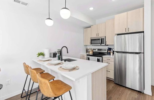 St. Anthony West Apartamento | Luxury 1BD Gym, Rooftop, Street Parking by DT, UMN