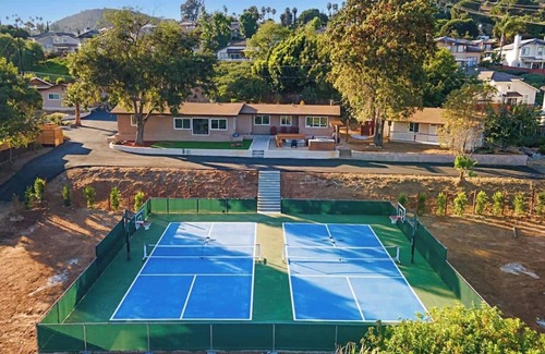 East Grove Casa | Luxury 2 Unit Home: Private Pool, Hot Tub & Games!