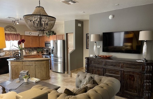 Desert View Village Casa | Luxury 3-Bedroom Townhome with Office and Community Pool