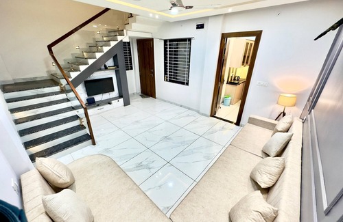 Indore Villa | Luxury 3bhk villa perfect for families and friends with a rooftop party hall