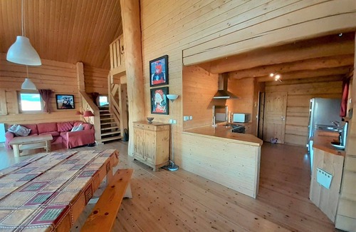 La Joue du Loup Chalet De Esquí | Chalet de lujo 6 piezas 14 personas con chimenea, Wi-Fi y parking privado
