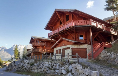 La Joue du Loup Chalet De Esquí | Chalet de lujo 6 piezas 14 personas con chimenea, Wi-Fi y parking privado