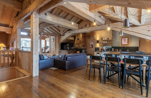 Le Cret Chalet De Esquí | Chalet de lujo con sauna y chimenea en Val-d'Isère, cerca del centro, admite mascotas