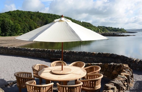 Kirkcudbright Cabaña | Cabaña de lujo con vista al mar con acceso directo a la playa en 2 acres