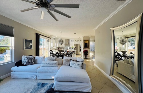 Trailer Estates Casa | Luxury Escapes Home with Heated Pool & Spa Near IMG and Siesta Key Beach.