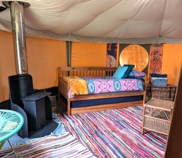 Narberth Otro | Luxury Glamping in the Stargazer Dome or Woodlove Yurt - Beautiful Private Setting close to Narberth
