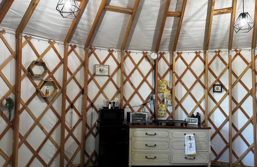 Alden Cabina | Luxury Yurt in charming Bellaire with Heat/AC