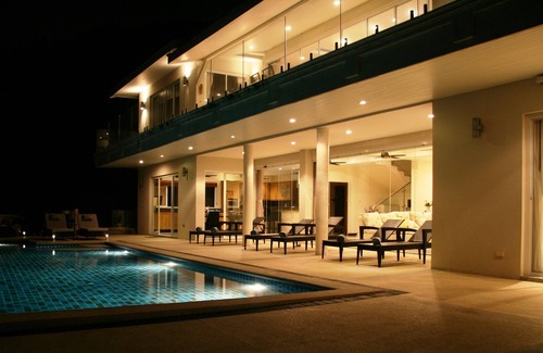 Choeng Mon Villa | Villa de lujo para varias familias, fantásticas vistas al mar, 6 habitaciones, piscina, cine y spa