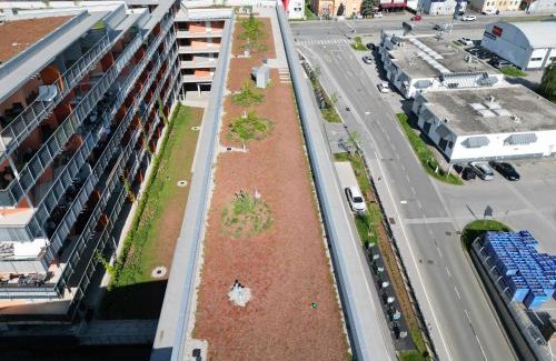 Graz Apartamento | Luxusapartment mit 40 qm Terrasse, E-Parkplatz und Parkplatz