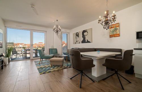 Muritz Apartamento | Müritz Utkiek - Apartment mit Seeblick & Balkon in der Hafenresidenz