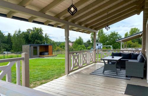 Gizycko Cabina | M-MAZURIA Domki letniskowe całoroczne MAZURY GIŻYCKO - z sauną i jacuzzi Fuleda