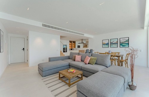 Los Gigantes Apartamento | Maravilloso apartamento de dos plantas con piscina privada y excelentes vistas