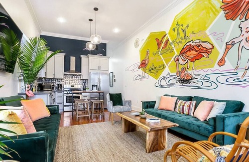 Faubourg Lafayette Casa | Magnífico dúplex lleno de arte | Cerca de FQ