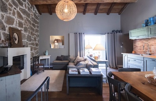 Fozzano Casa | Magnífico redil, piscina y vista al mar en Fozzano