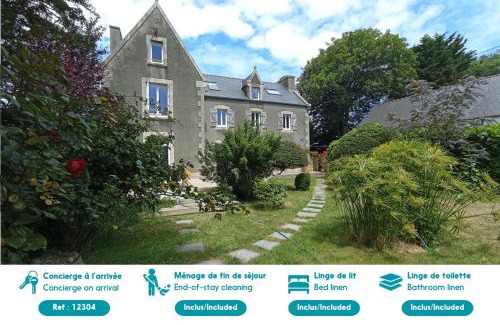 Guisseny Casa | Magnifique maison pour 8 avec jardin