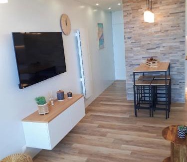 Saint-Jean-de-Monts Apartamento | Magnifique Studio Face Mer avec Place Privative.