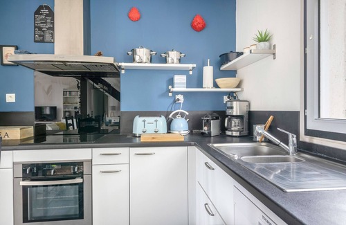 Asserac Chalet De Esquí | Puente de Mahé - 300m Playa - 6 adultos - 6 niños