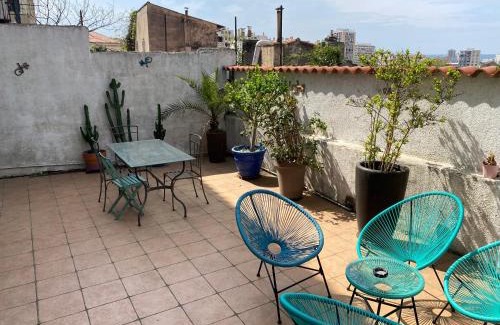 La Belle de Mai Casa | Maison, 2chambres, gde terrasse, prox SNCF, friche et Vieux Port