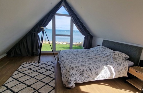 Penvins Casa | Maison D'architecte vue Mer, Accès Direct à la Plage au Bout du Jardin