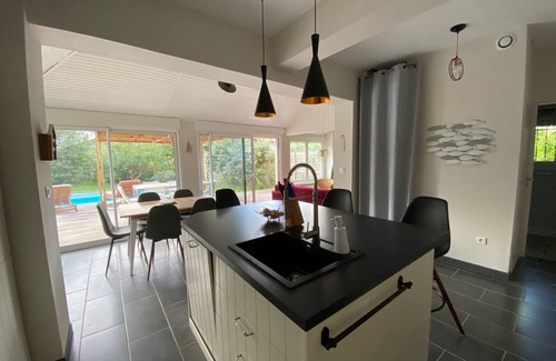Andernos-les-Bains Casa | Maison Des Lauriers à Andernos avec piscine chauffée