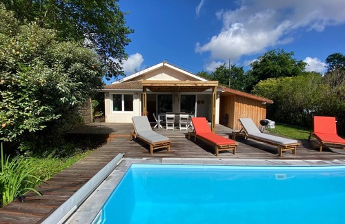 Andernos-les-Bains Casa | Maison Des Lauriers à Andernos avec piscine chauffée