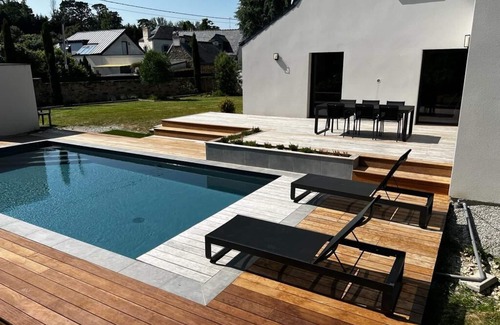 Arradon Casa | Maison Familiale Avec Piscine 5mn de la mer