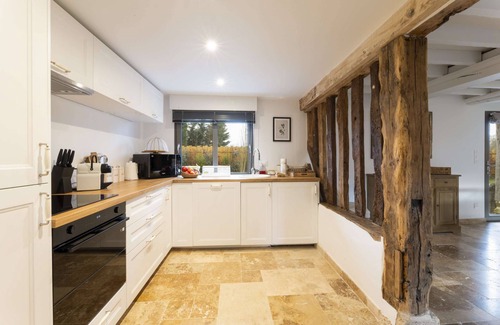 Cricqueboeuf Casa | Maison Longère-Casa-De Lujo-Baño privado con bañera