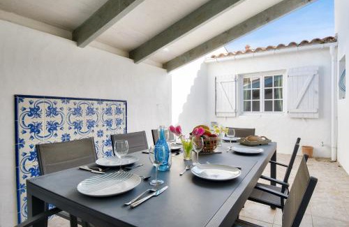 Barbatre Casa | Maison pour 7 à 900m de la plage avec jardin