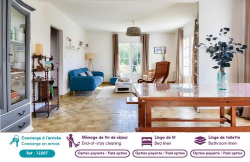 Barbatre Casa | Maison pour 7 à 900m de la plage avec jardin