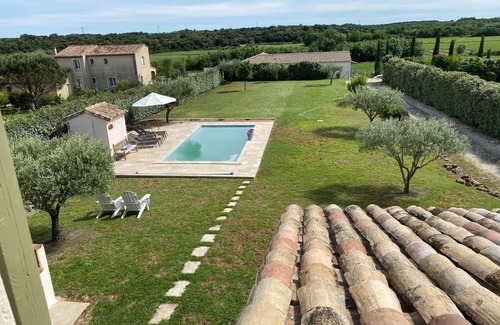 Pougnadoresse Casa | Maison Roquebeauresse - Piscine privée