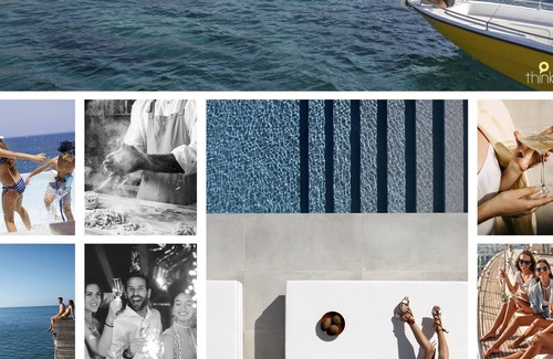 Chromonastiri Casa | Mamis Mansion! Terraza con jacuzzi con excelentes vistas al mar, a poca distancia de la taberna.