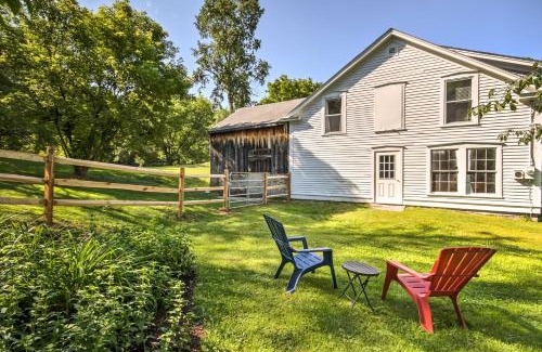 Manchester Center Apartamento | Manchester Center Retreat with Mtn View, Near Skiing