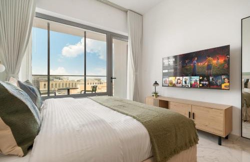 Masdar City Apartamento | Masdar Tranquil Studio near F1 Circuit & Airport