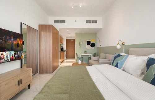 Masdar City Apartamento | Masdar Tranquil Studio near F1 Circuit & Airport