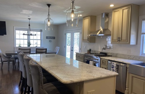 Mashpee Casa | Mashpee Manor Pool House-with a private back yard for the whole family!