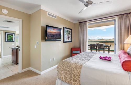 Kaanapali Condominio | Alquiler del resort en Maui: Hokulani 820 - Piso superior 2BR con vista al mar y a la montaña + Balcón X L