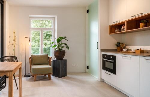 Mechelen Apartamento | Mavue kamer met terras