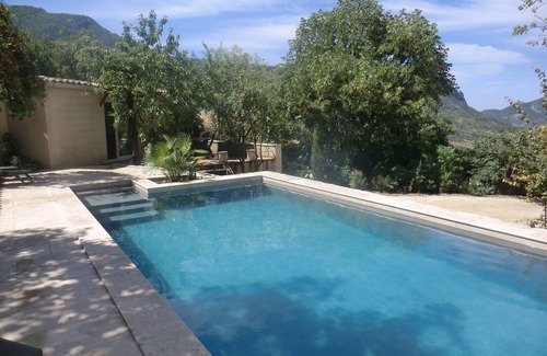 La Roche-sur-le-Buis Casa | Mazet piscina y tilos Borie al rock la caja