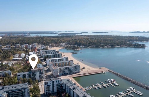 Itainen District Apartamento | Meren läheisyydessä iso yksiö