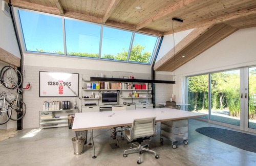 Belvedere Tiburon Casa | Mid-Century Moderno cerca de San Francisco en la laguna de Belvedere.