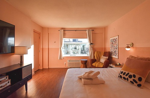 Fayetteville Hotel | Mid-Century Themed Hotel Room in Fayetteville, AR - The Clementine on College #5