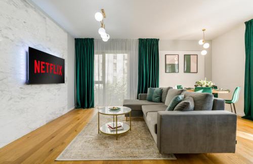 Aviatiei Apartamento | Mido Green Apartment with Private Parking & Self-Check-in