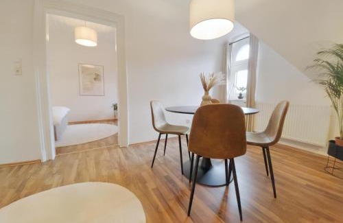 Recklinghausen Apartamento | MILPAU Recklinghausen1 - Modernes und zentrales Premium-Apartment mit Queensize-Bett, Netflix, Nespresso, Smart-TV und Privatparkplatz