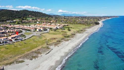 Poggio-Mezzana Apartamento | Mini villa chaleureuse avec vue mer imprenable