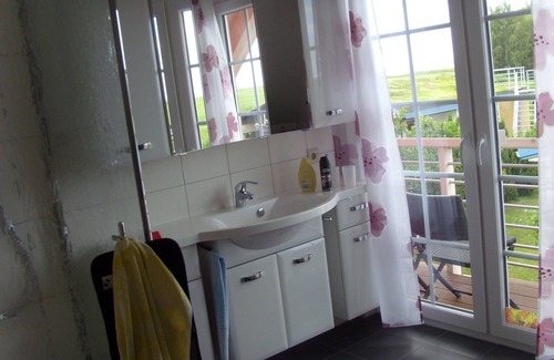 Monkebude Casa | Casa de vacaciones en Mint en Mönkebude con vistas a la laguna de Szczecin en Usedom