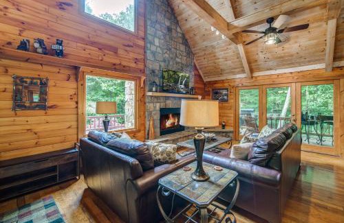 Foxfire Estates Casa | Minutes from downtown Blue Ridge Hot Tub & Game Room